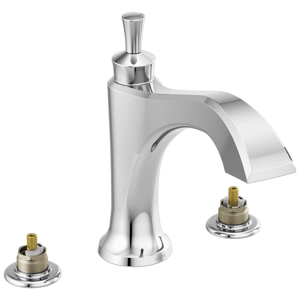 Delta Faucet - DorvalE Roman Tub Trim - Less Handles - Chrome