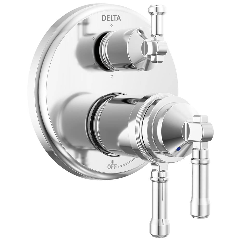 Delta Faucet - BroderickE 17T Series Integrated Diverter Trim 6-Setting - Lumicoat® Chrome