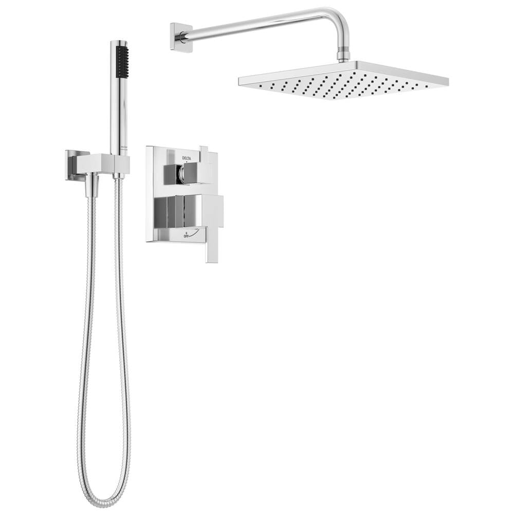Delta Faucet - Modern Monitor 14 Series Shower with Raincan & Hand Shower - Chrome