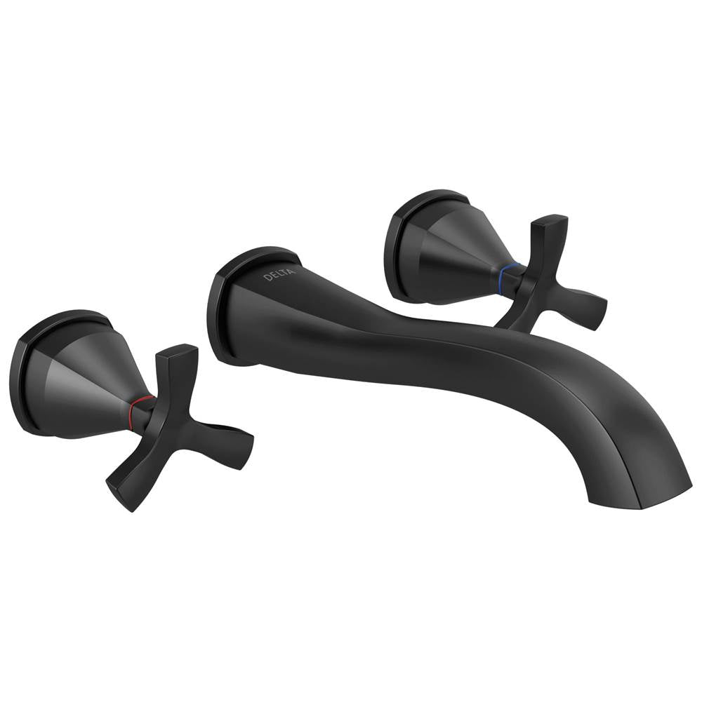 Delta Faucet - Stryke Wall Mounted Lav - Matte Black