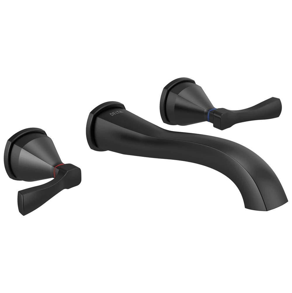 Delta Faucet - Stryke Wall Mounted Lav - Matte Black