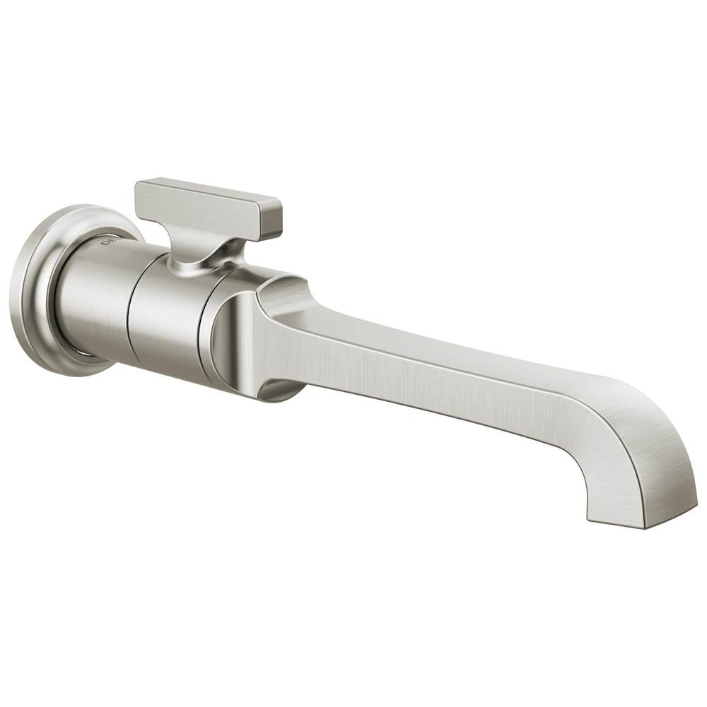 Delta Faucet - TetraE Single Handle Wall Mount Bathroom Faucet Trim - Lumicoat® Stainless