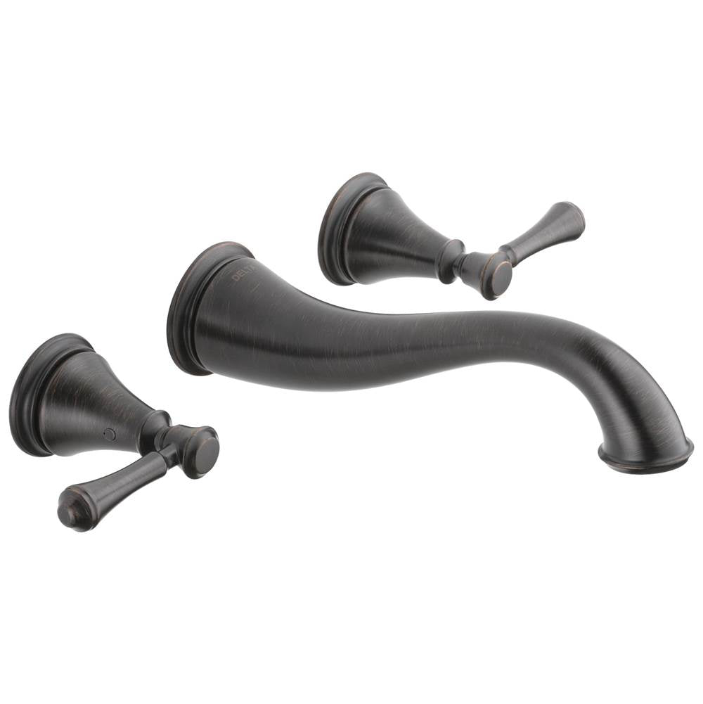 Delta Faucet - CassidyE Two Handle Wall Mount Bathroom Faucet Trim - Venetian Bronze