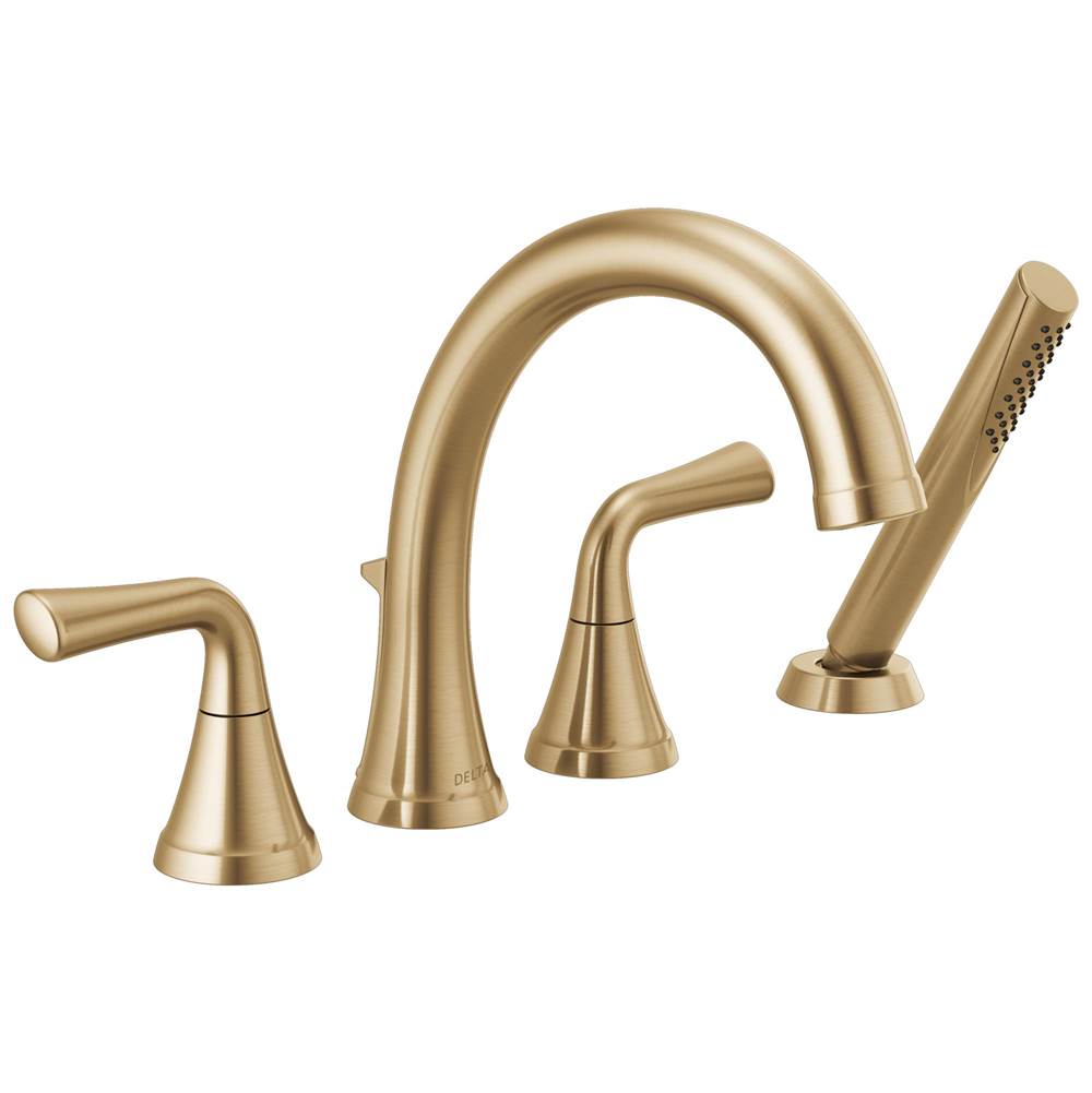 Delta Faucet - KayraE Roman Tub Trim With Hand Shower - Champagne Bronze