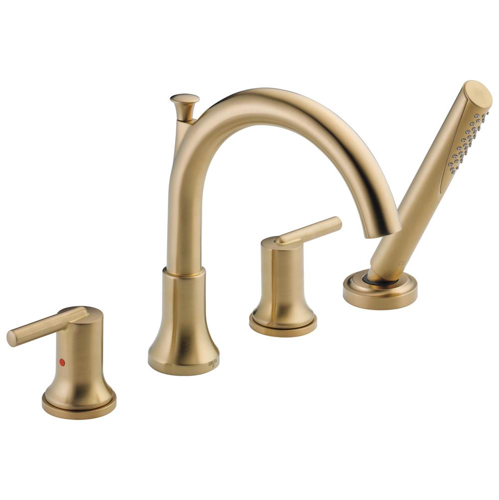 Delta Faucet - Trinsic Roman Tub with Hand Shower Trim - Champagne Bronze