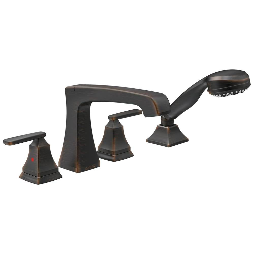 Delta Faucet - Ashlyn Roman Tub with Hand Shower Trim - Venetian Bronze