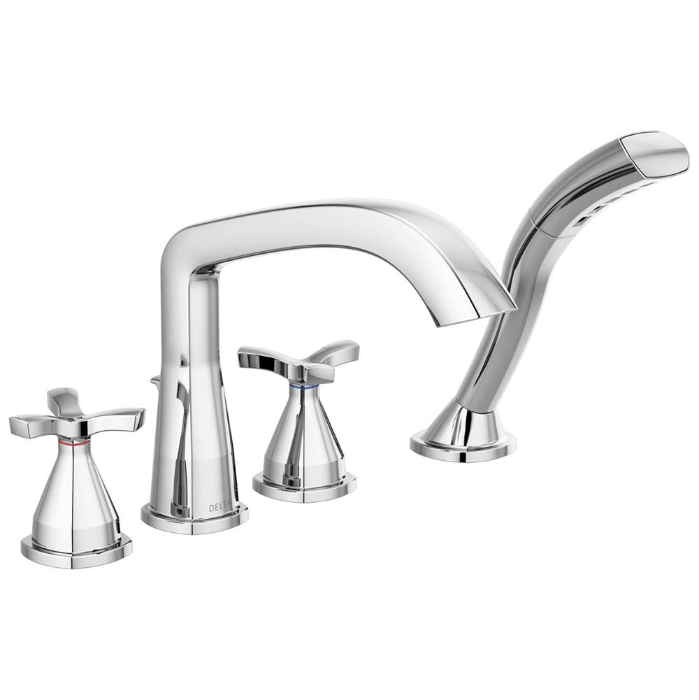 Delta Faucet - Stryke Roman Tub Trim with Hand Shower - Lumicoat Chrome