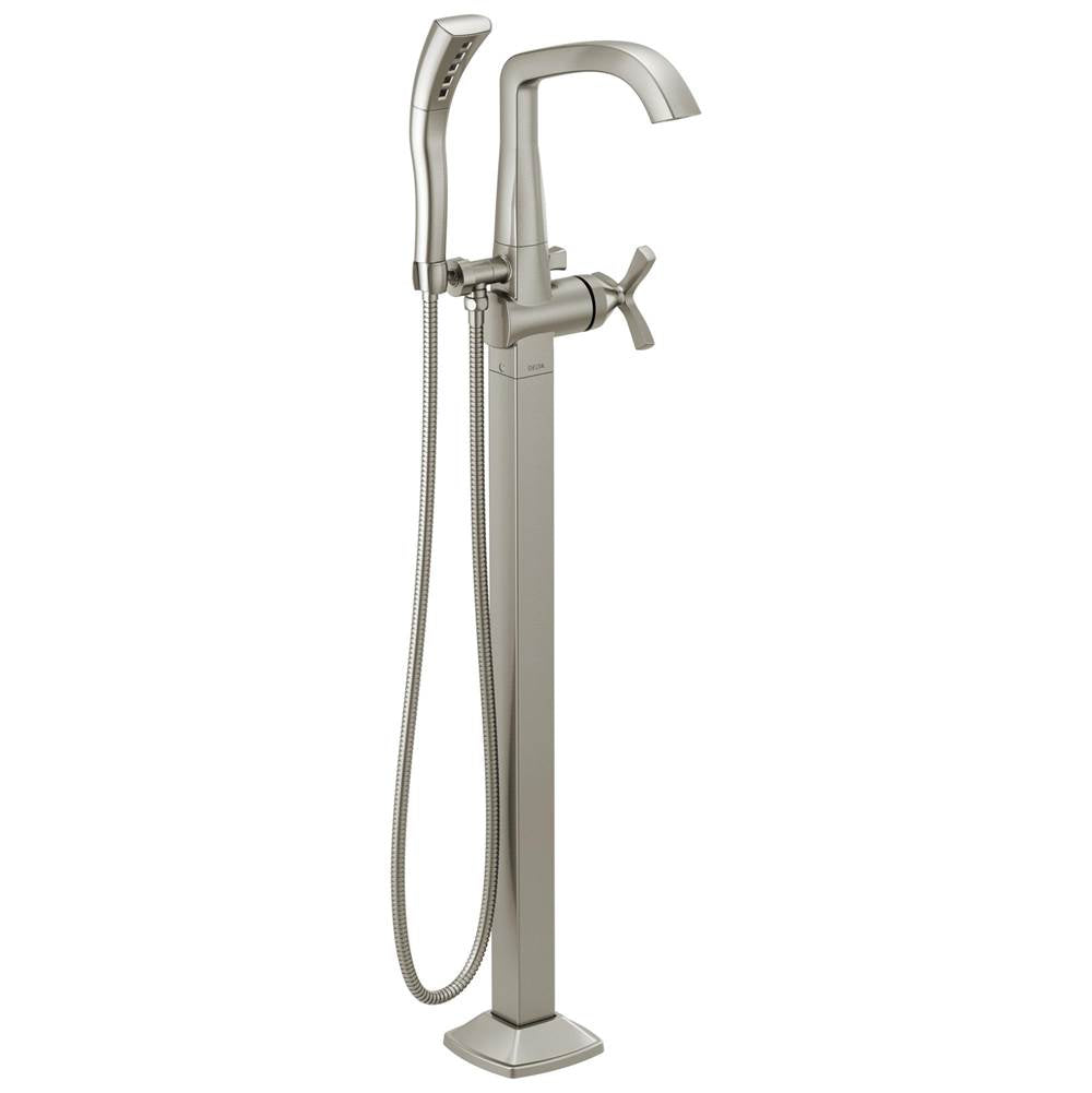Delta Faucet - Stryke Floor Mount Tub Filler Trim - Lumicoat Stainless