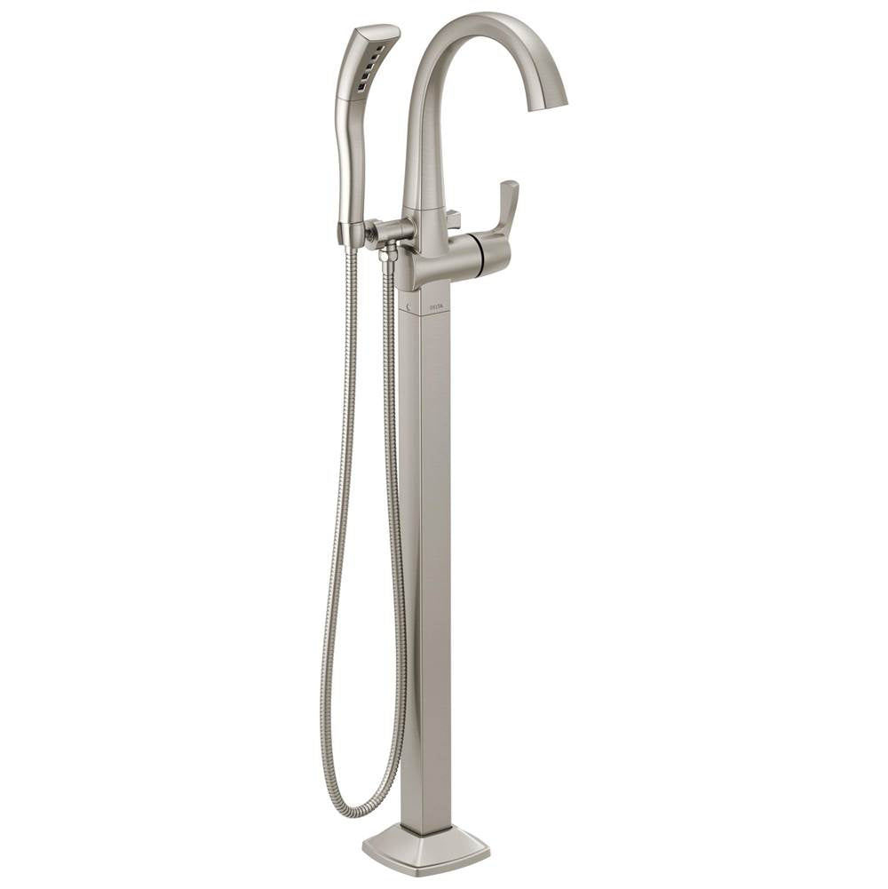 Delta Faucet - Stryke Floor Mount Tub Filler Trim - Lumicoat Stainless
