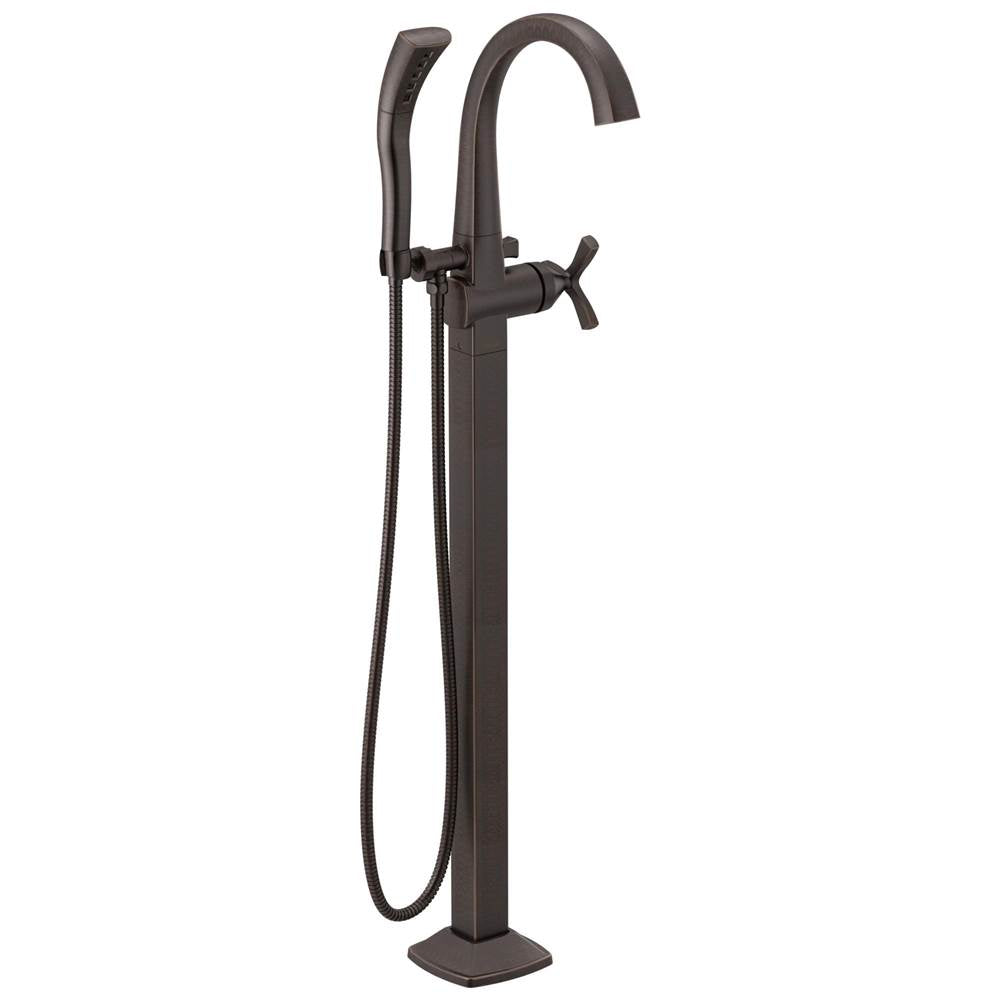 Delta Faucet - Stryke Single Handle Floor Mount Tub Filler Trim - Venetian Bronze