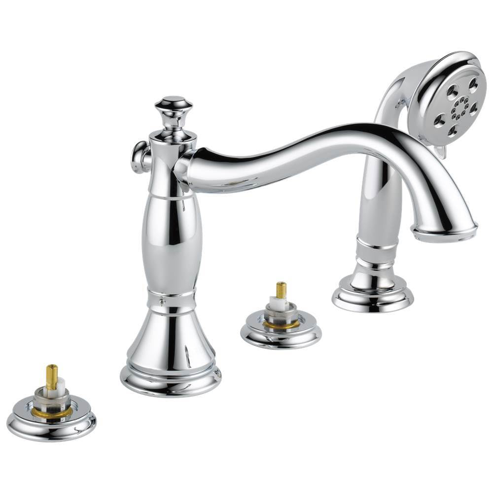 CassidyE Roman Tub with Hand Shower Trim - Less Handles
