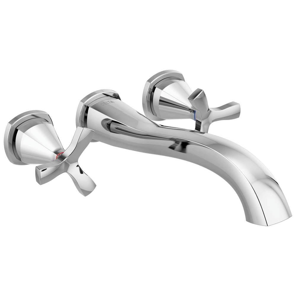 Delta Faucet - Stryke Wall Mounted Tub Filler - Lumicoat Chrome
