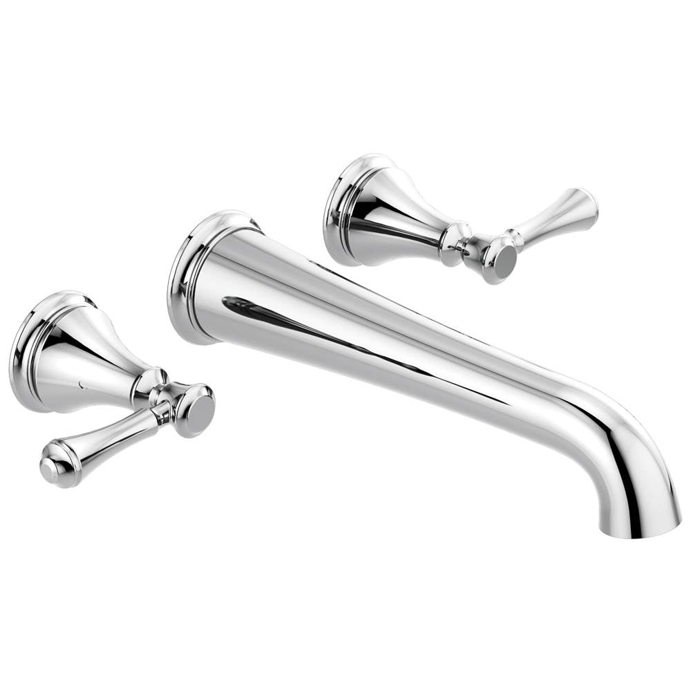 Delta Faucet - CassidyE Wall Mounted Tub Filler - Chrome