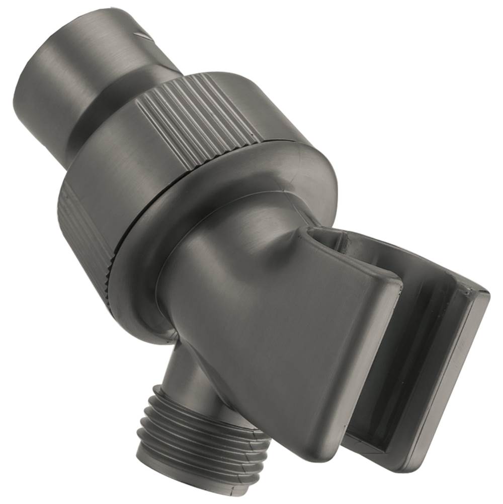 Delta Faucet - Universal Showering Components Adjustable Shower Arm Mount for Hand Shower - Black Stainless