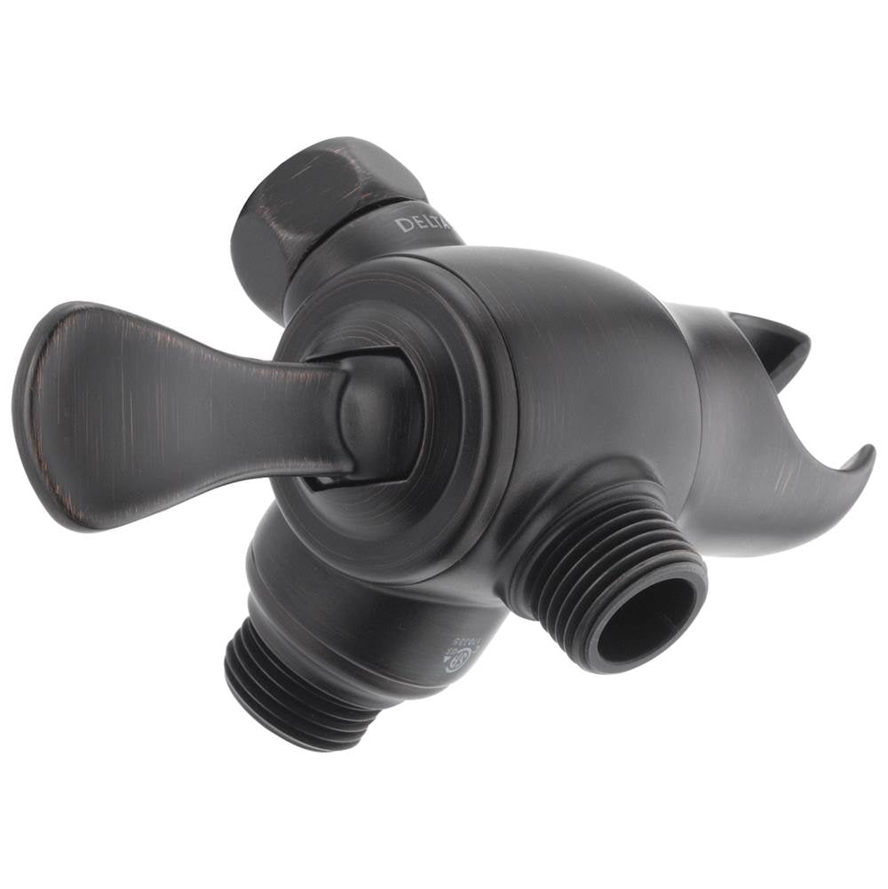 Delta Faucet - Universal Showering Components 3-Way Shower Arm Diverter with Hand Shower Mount - Venetian Bronze