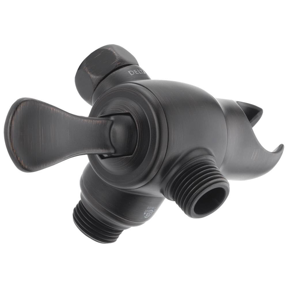 Universal Showering Components 3-Way Shower Arm Diverter with Hand Shower Mount