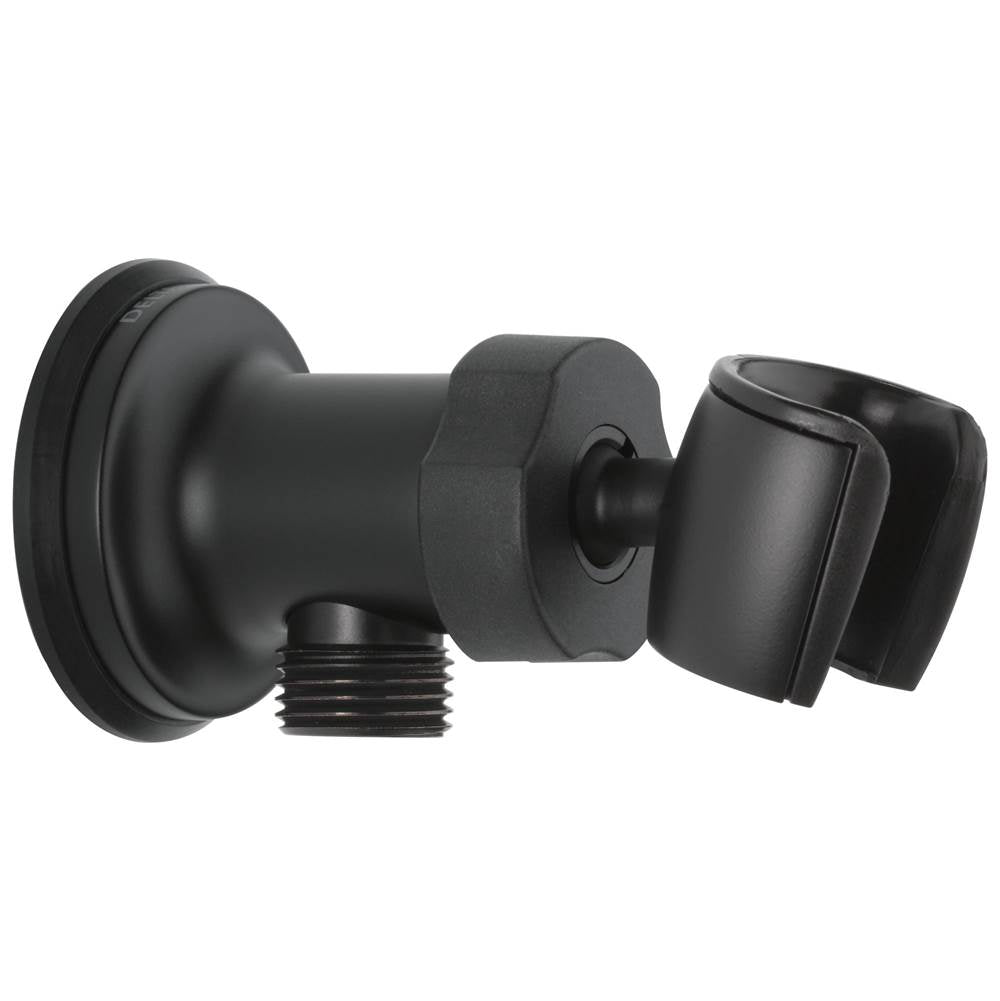 Delta Faucet - Universal Showering Components Adjustable Wall Mount Elbow - Matte Black