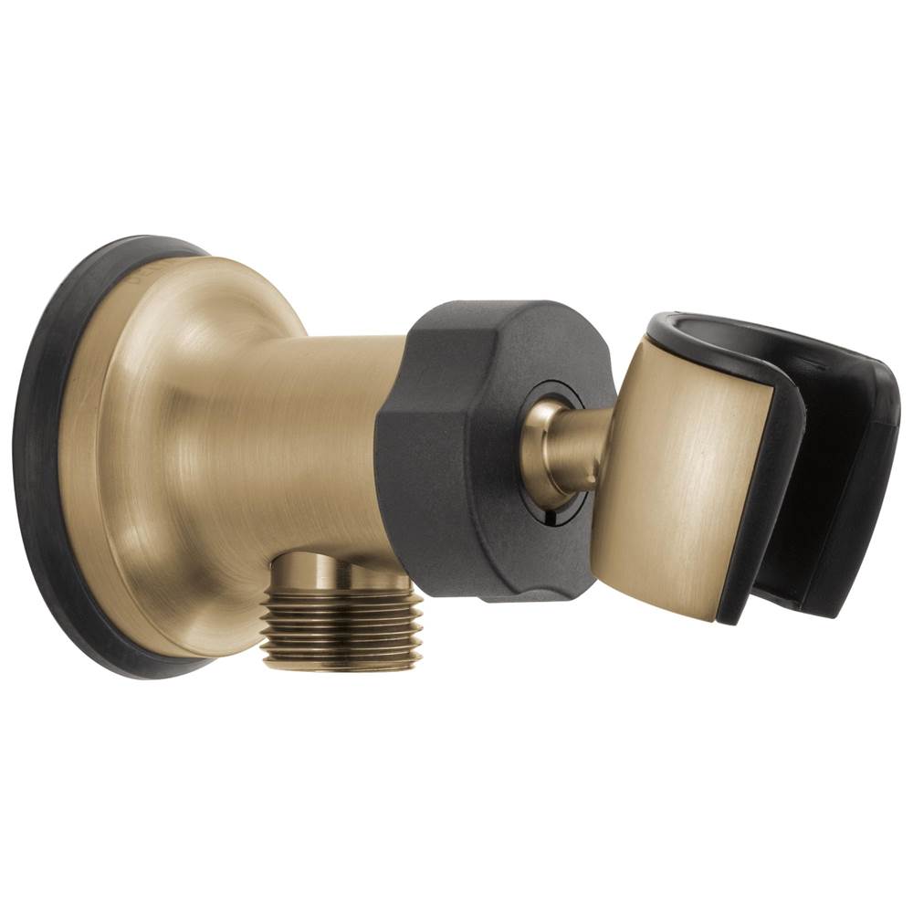 Delta Faucet - Universal Showering Components Hand Shower Elbow/Mount - Wall Supply - Champagne Bronze