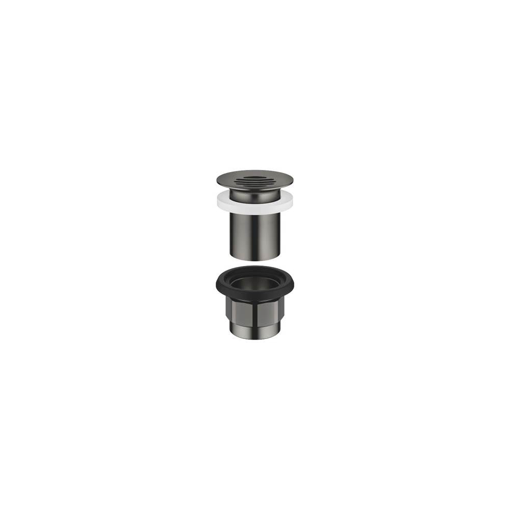 Dornbracht - European Grid Drain 1 1/4'' In Dark Platinum Matte - Dark platinum matte