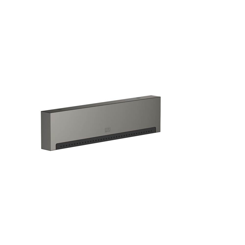 Dornbracht - Water Fall Cascade Spout With Pearlstream For Wall-Mounted Installation In Dark Platinum Matte - Dark platinum matte