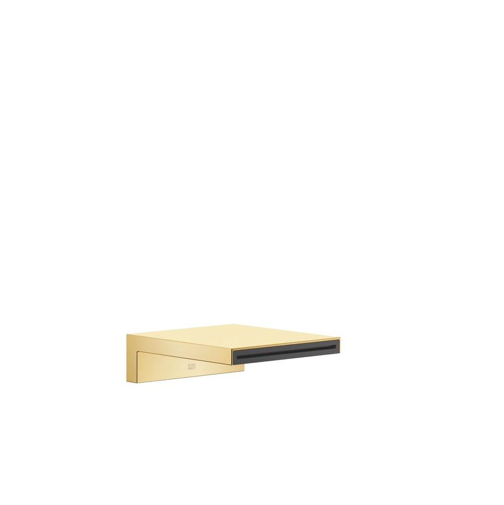 Dornbracht - Deque Cascade Tub Spout For Wall-Mounted Installation In Brushed Durabrass - Brushed Durabrass