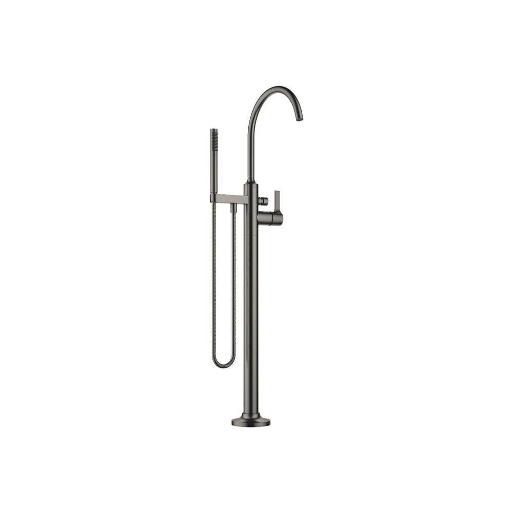 Dornbracht - VAIA Single-Lever Tub Mixer For Freestanding Installation With Hand Shower Set In Dark Platinum Matte - Dark platinum matte