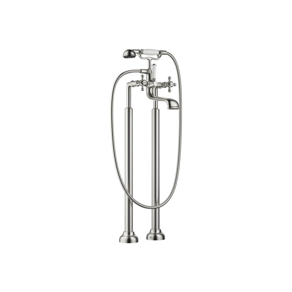 Dornbracht - Madison Two-Hole Tub Mixer For Freestanding Installation With Hand Shower Set In Platinum Matte - Platinum Matte