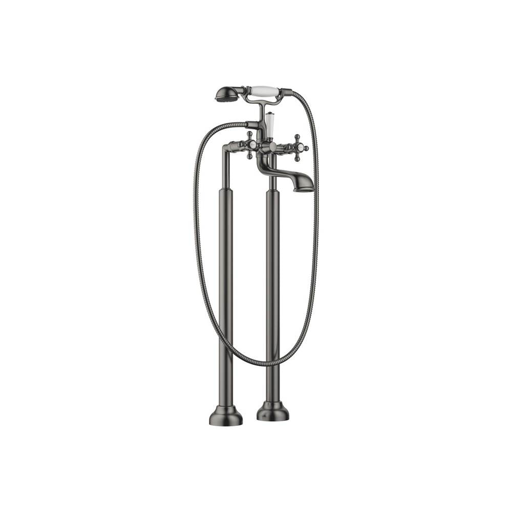 Dornbracht - Madison Two-Hole Tub Mixer For Freestanding Installation With Hand Shower Set In Dark Platinum Matte - Dark platinum matte