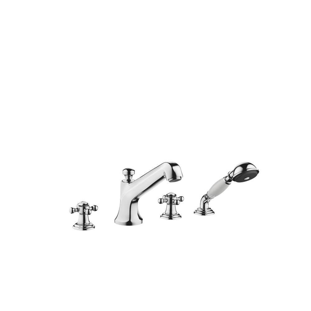 Dornbracht - Madison Deck-Mounted Tub Mixer, With Hand Shower Set For Deck-Mounted Tub Installation In Polished Chrome - Polished Chrome