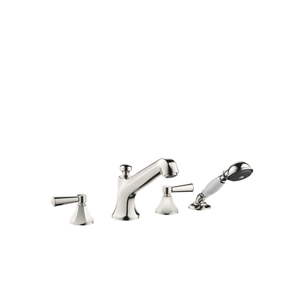 Dornbracht - Madison Flair Deck-Mounted Tub Mixer, With Hand Shower Set For Deck-Mounted Tub Installation In Platinum - Platinum