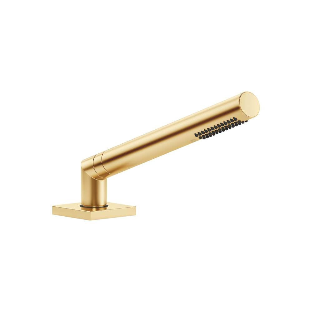 Dornbracht - Symetrics Hand Shower Set For Deck-Mounted Tub Installation In Brushed Durabrass - Brushed Durabrass