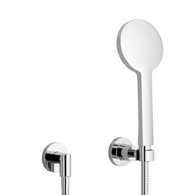 Dornbracht - Hand Shower Set With Individual Flanges In Dark Platinum Matte - Dark platinum matte