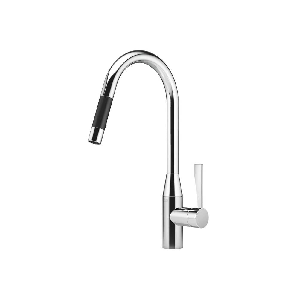 Dornbracht - Single-Lever Mixer Pull-Down With Spray Function In Brushed Durabrass - Brushed Durabrass