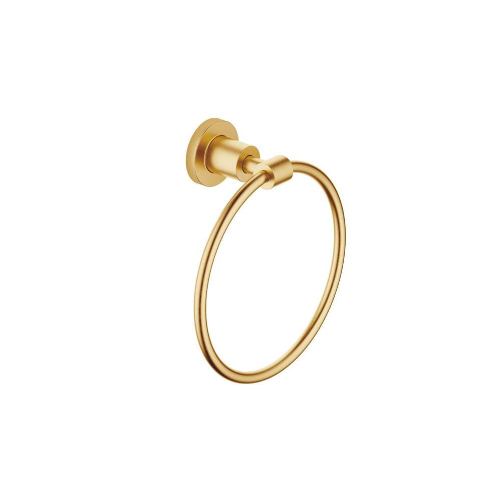 Dornbracht - Tara Towel Ring Round In Brushed Durabrass - Brushed Durabrass
