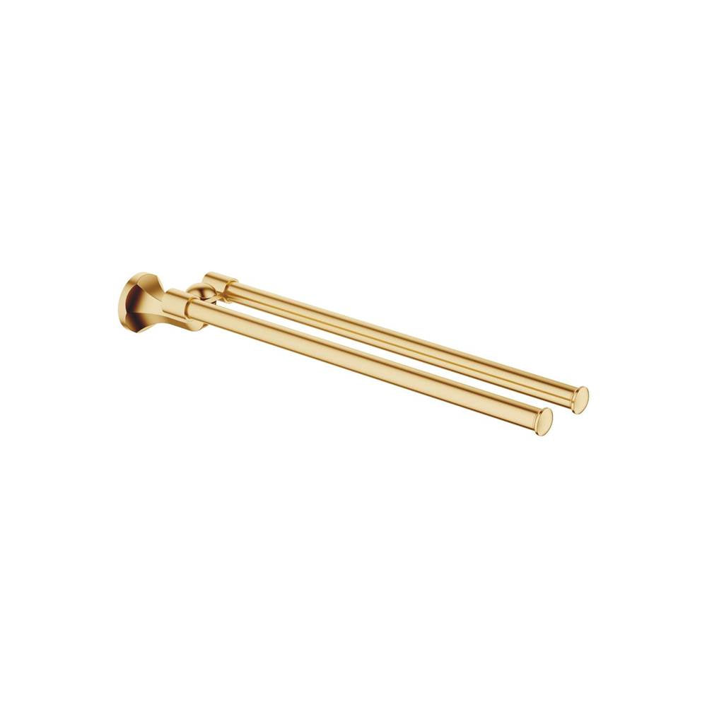 Dornbracht - Madison Towel Bar Two-Piece Pivotable In Brushed Durabrass - Brushed Durabrass