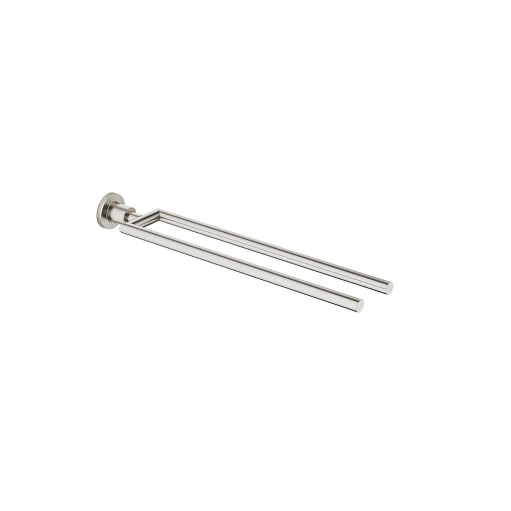 Dornbracht - Tara Towel Bar Two-Piece Fixed In Platinum Matte - Platinum Matte