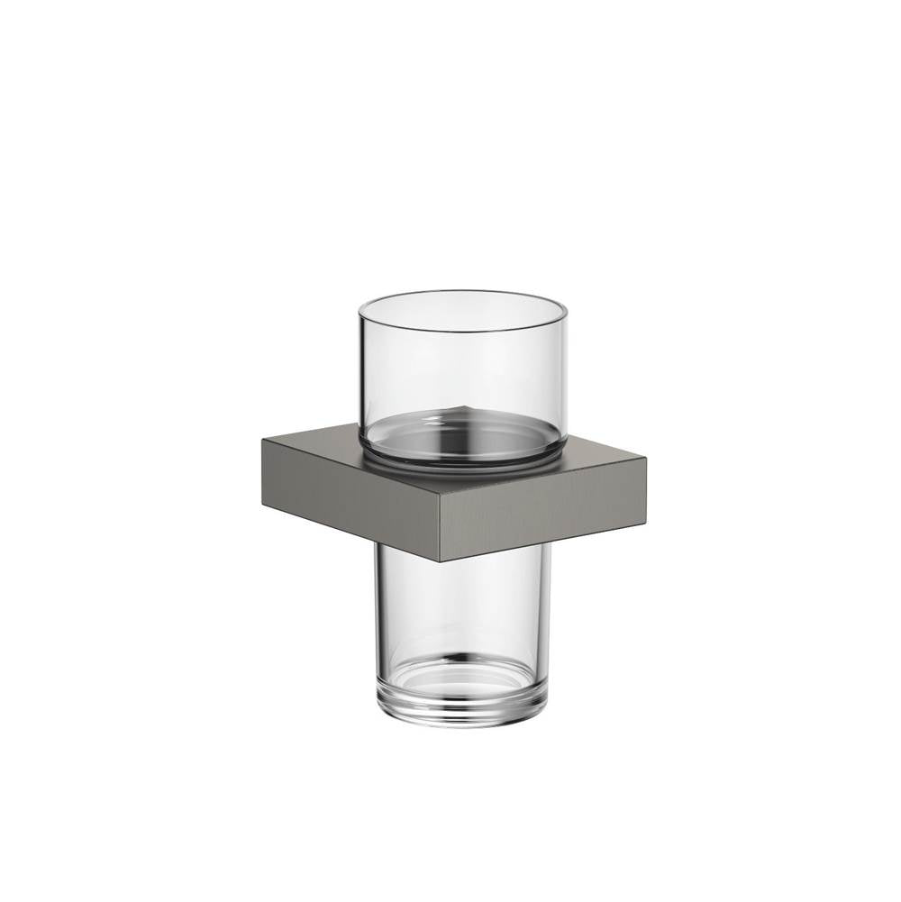 Dornbracht - MEM Tumbler Wall-Mounted In Dark Platinum Matte - Dark platinum matte