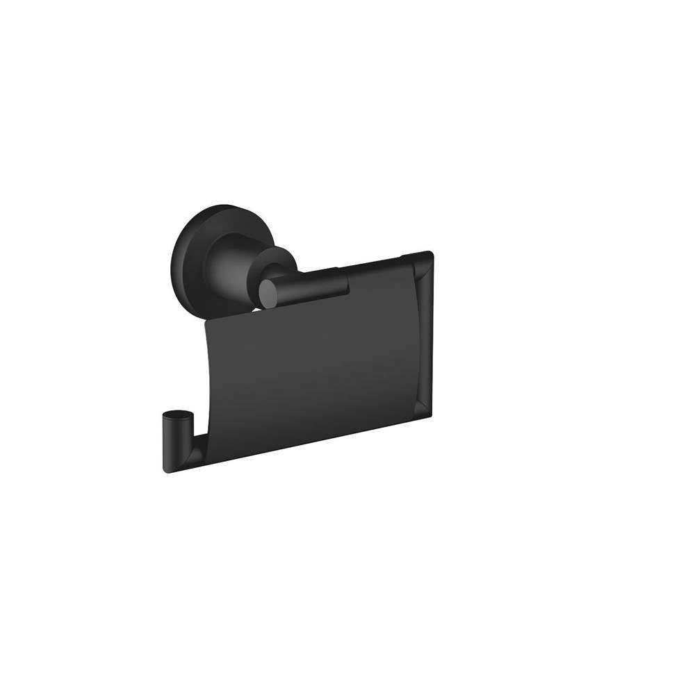 Dornbracht - Tara Tissue Holder With Cover In Black Matte - Black Matte