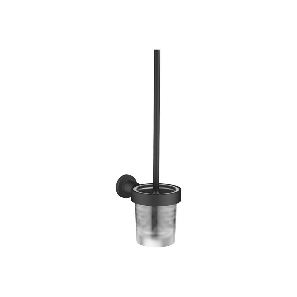 Dornbracht - Tara Toilet Brush Set Wall-Mounted In Black Matte - Black Matte