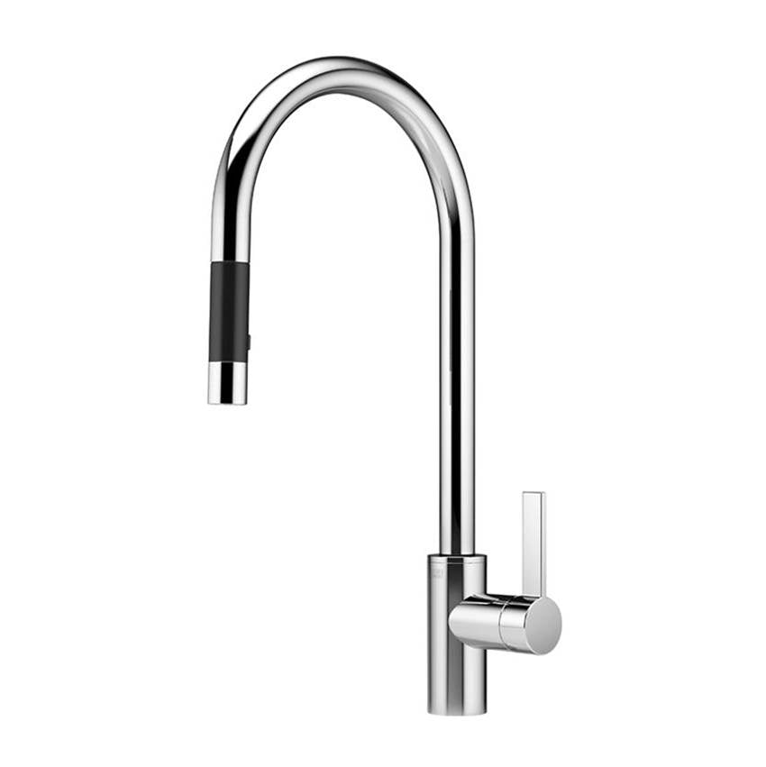 Dornbracht - Tara Ultra Single-Lever Mixer Pull-Down With Spray Function In Dark Platinum M - Dark Platinum Matt
