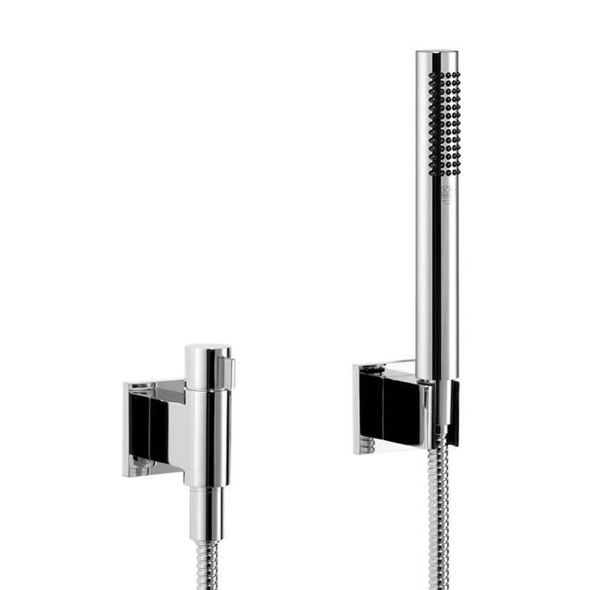 Dornbracht - Hand Shower Set With Individual Flanges With Volume Control In Platinum Matte - Platinum Matte
