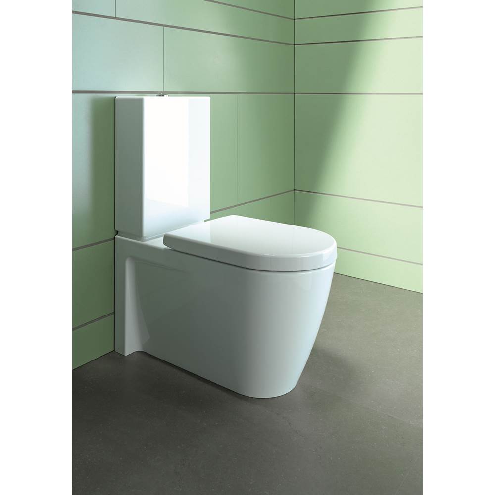 Starck 2 One-Piece Toilet Kit White with Seat