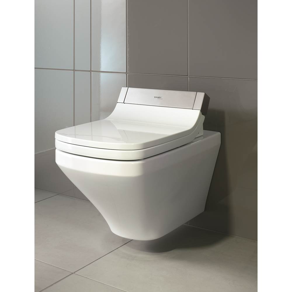 DuraStyle Wall-Mounted Toilet Bowl for Shower-Toilet Seat White