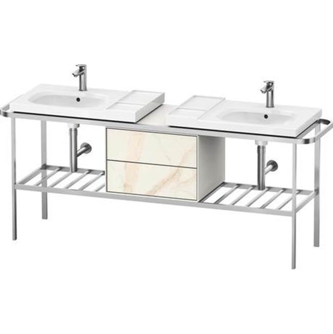 Duravit - Duravit Aurena Console Brushed Aluminum - Brushed Aluminum