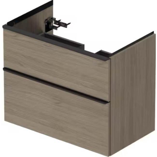 Duravit - D-Neo Two Drawer Wall-Mount Vanity Unit Oak Terra - Oak Terra