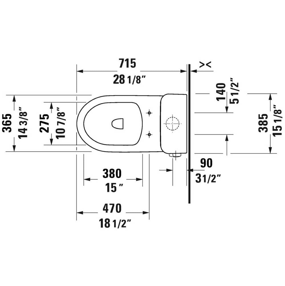 No.1 One-Piece Toilet Kit White with Seat
