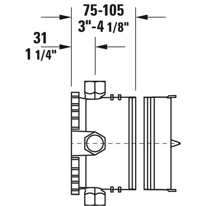 3/4'' Bluebox for Concealed Installation