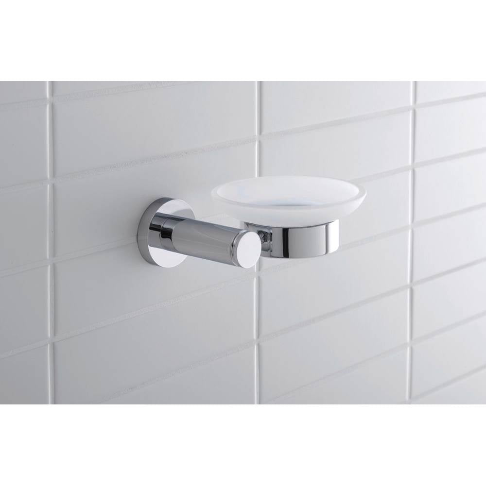 D-Code Soap Dish Chrome