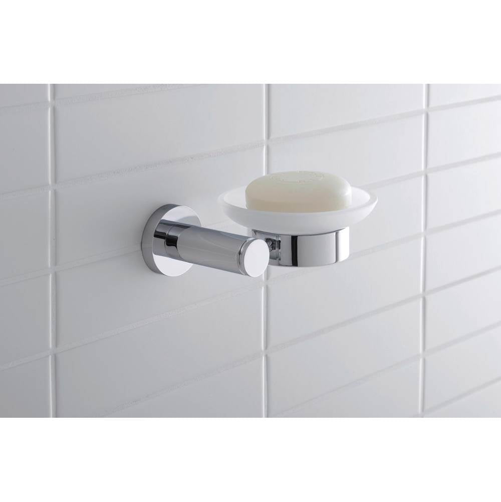 D-Code Soap Dish Chrome