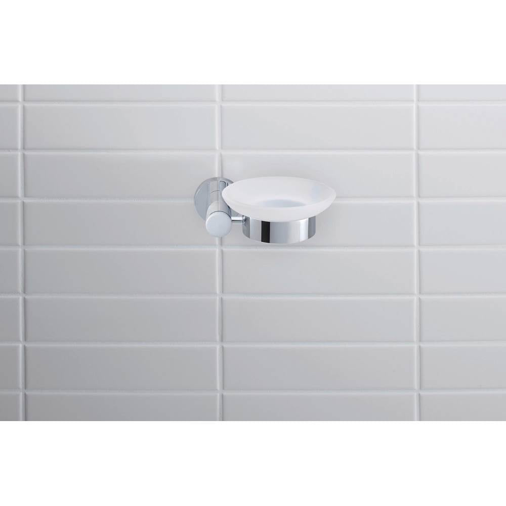 D-Code Soap Dish Chrome